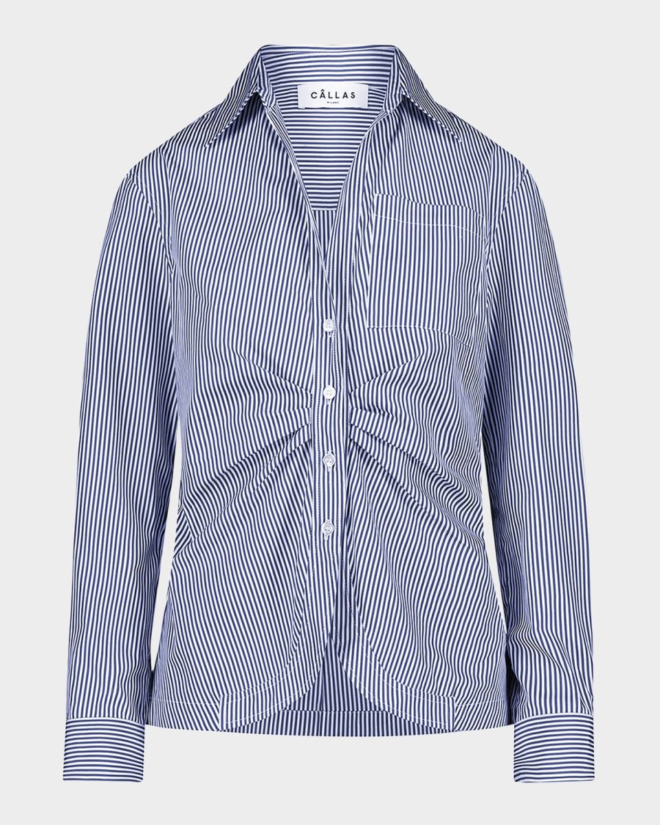 Sierra Striped Poplin Shirt